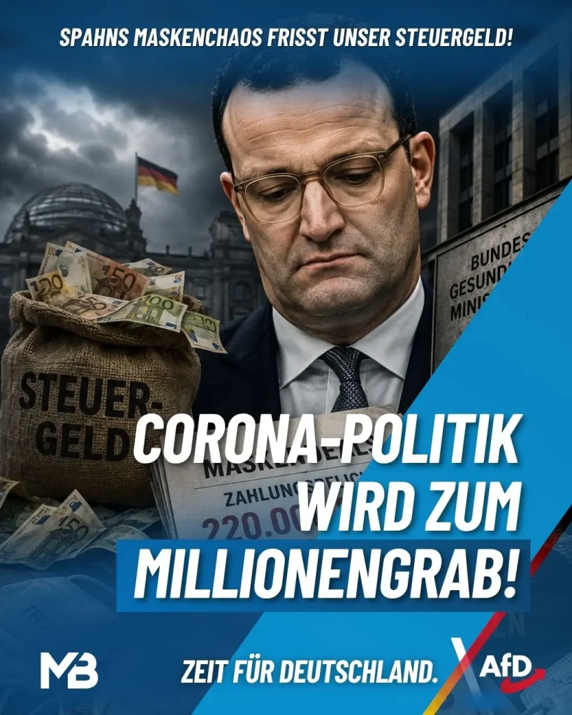 Corona-Maskenskandal: Die Bürger zahlen für Spahns Versagen!