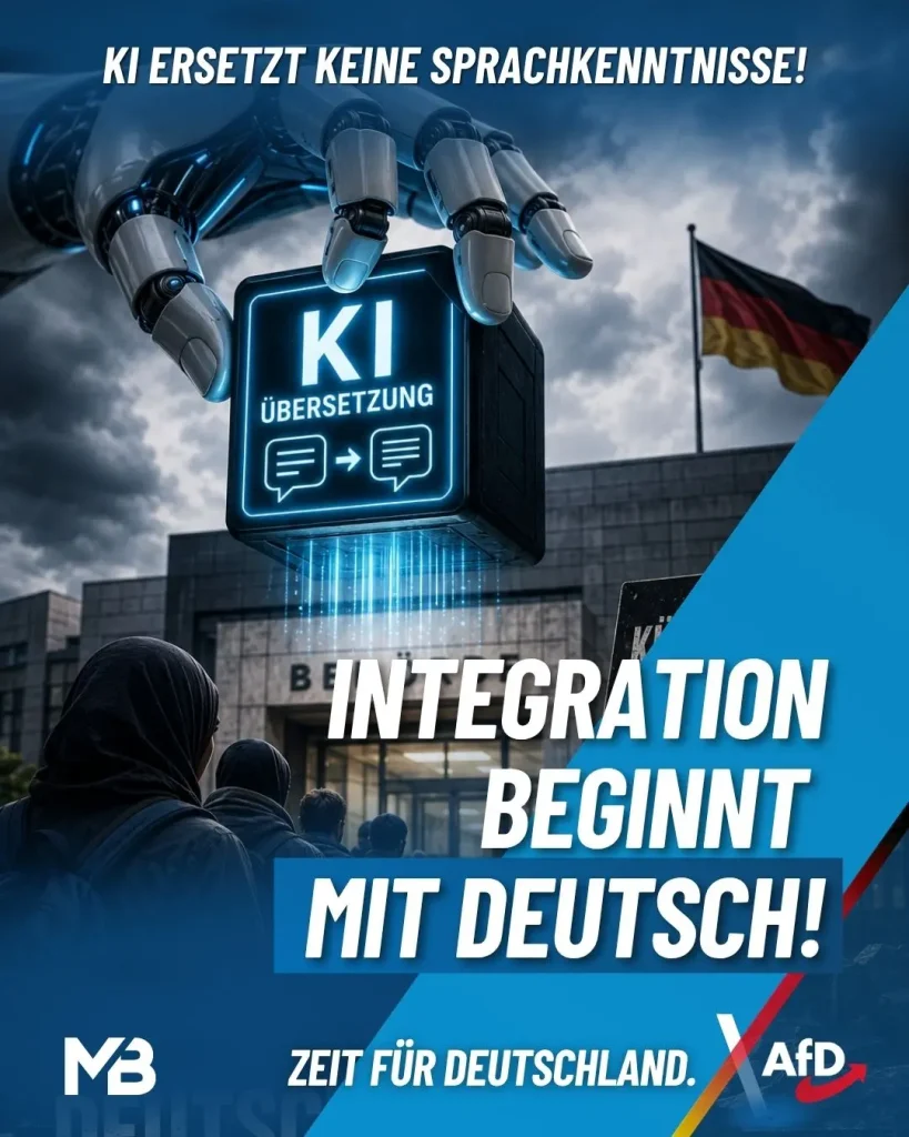 Integration beginnt mit der deutschen Sprache!