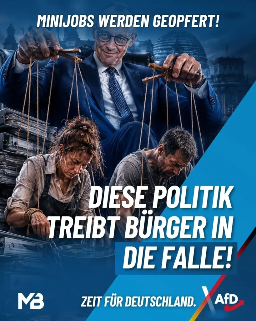 Minijob-Verbot ist ein Angriff auf arbeitende Bürger!