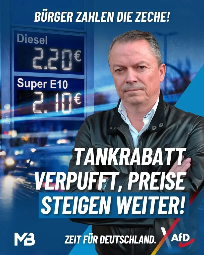 Spritpreise steigen weiter trotz angeblicher Entlastung!