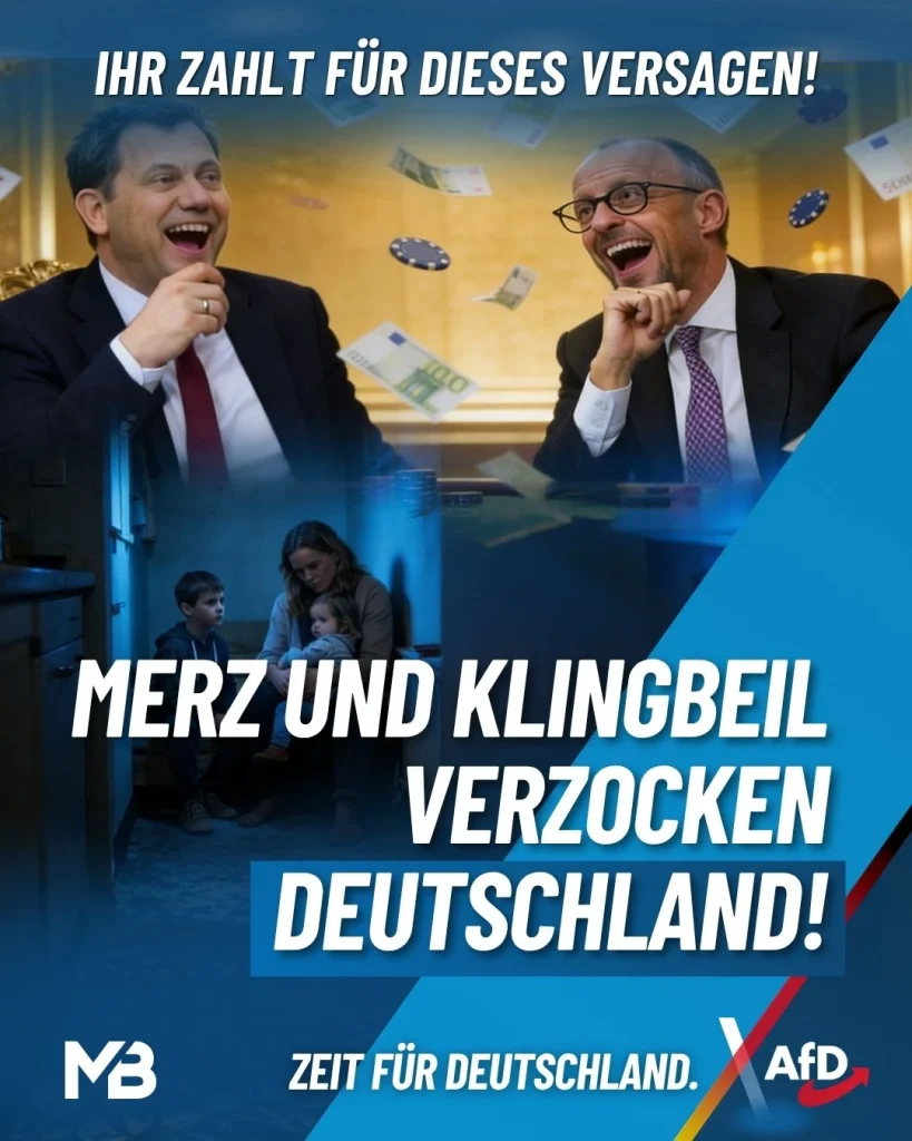 Deutschland wird von oben verzockt!