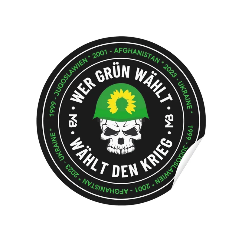 Wer grün wählt, wählt den Krieg