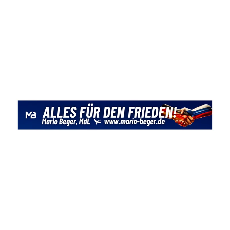 Alles für den Frieden